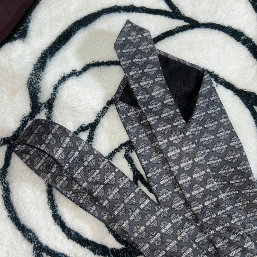 Vintage Harley Davidson Silk Tie - Picture 11 of 11
